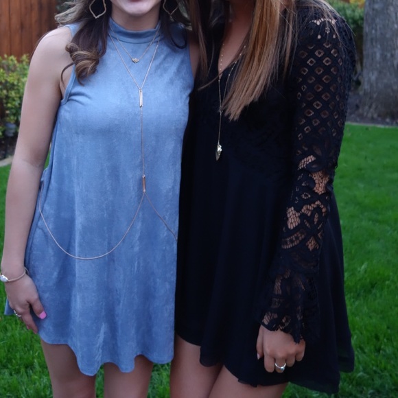 TULAROSA BLACK DRESS - Picture 6 of 6